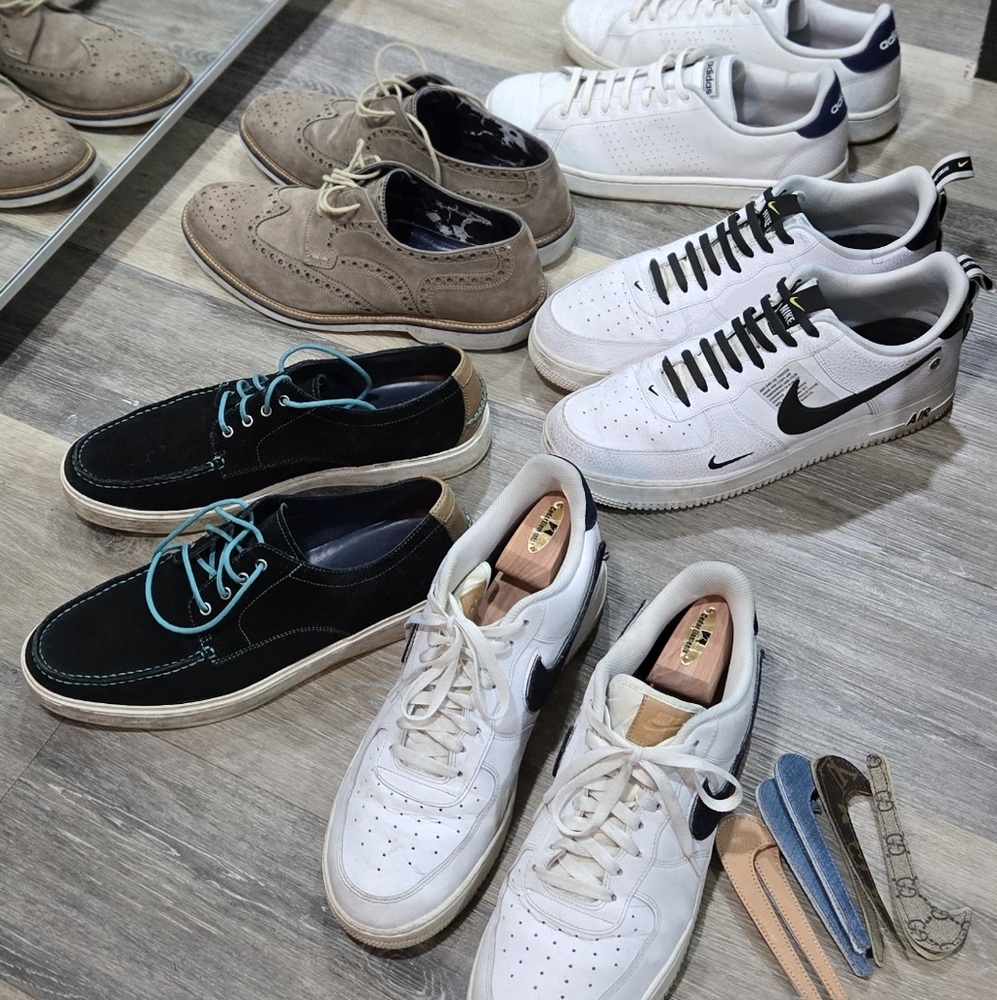 Lot of five pairs of shoes and sneakers all size 13